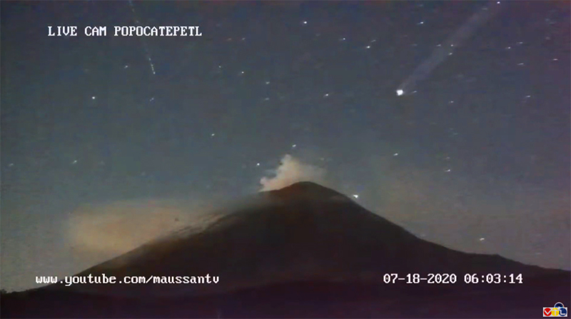7-18-2020 Popocatepetl Volcano 